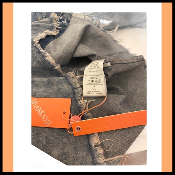 NWT BLANK NYC KIDS DISTRESSED SNAP SHIRT Sz S - Picture 5 of 10